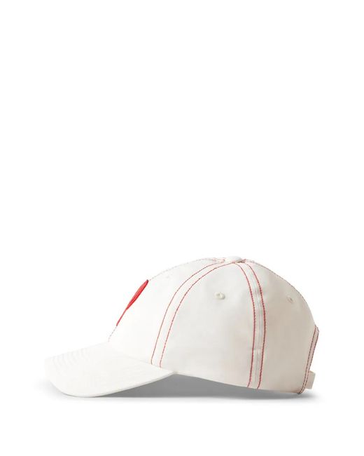 Claudie Pierlot White Embroidered Cp Monogram Cap