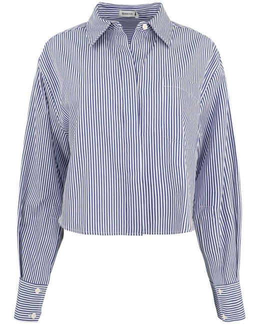 Camisa corta Renata Jonathan Simkhai de color Blue