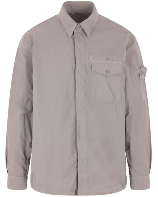 メンズ Stone Island Ghost シャツ Gray