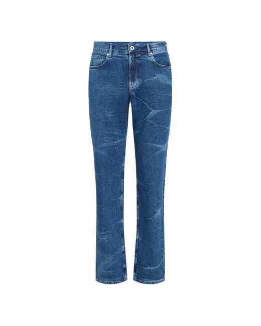 Karl Lagerfeld Blue Five-Pocket Jeans for men