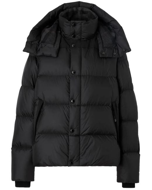 Burberry Donsjas Met Afneembare Mouwen in het Black voor heren