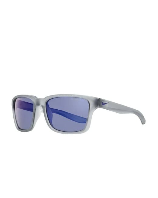 Nike Blue Rectangular Tinted-Lenses Sunglasses for men