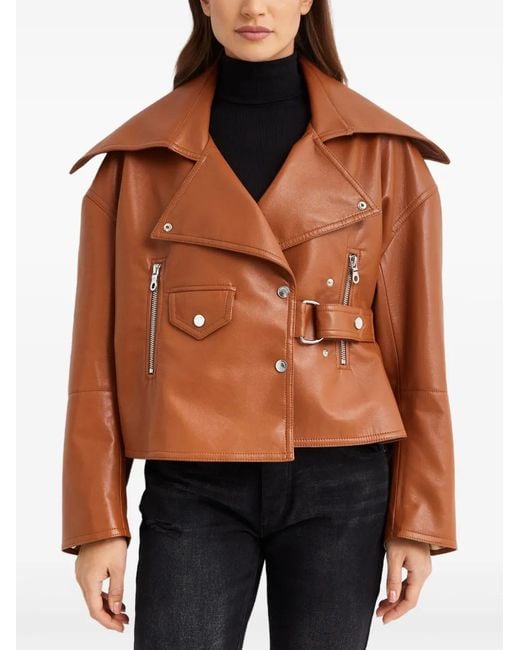 Nanushka Brown Ado Jacket