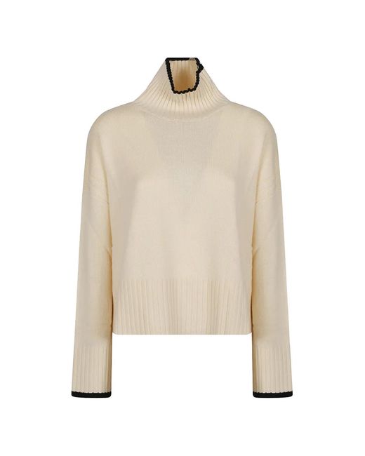 Pinko Natural Contrast-Trim Sweater