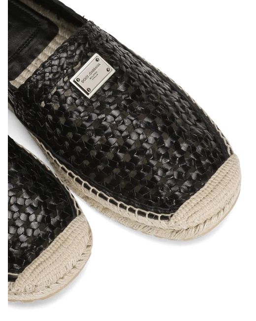 メンズ Dolce & Gabbana エスパドリーユ Black