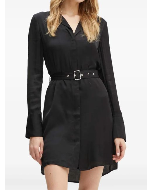 guess long sleeve ruched dress MARCIANO by GUESS Leopard Allure Ruched Dress