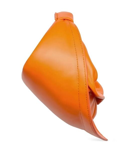 FEDERICO CINA Orange Mini Tortellino Tote Bag