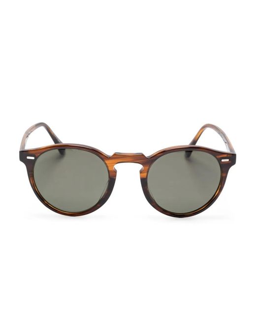 Oliver Peoples Gray Gregory Peck Sunglasses for men