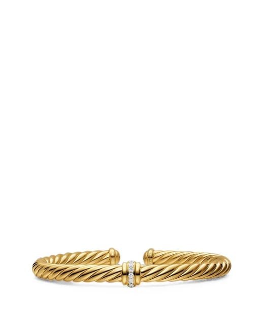 David Yurman Metallic Cablespira Diamond Bracelet