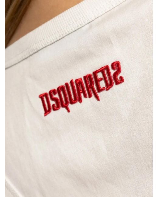 Sleeveless Tops DSquared² en coloris White