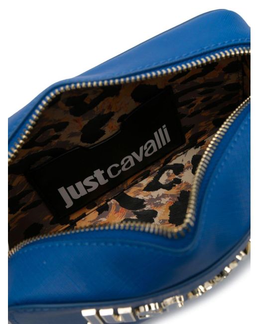 Just Cavalli Blue Mini Range B Handtasche mit Logo
