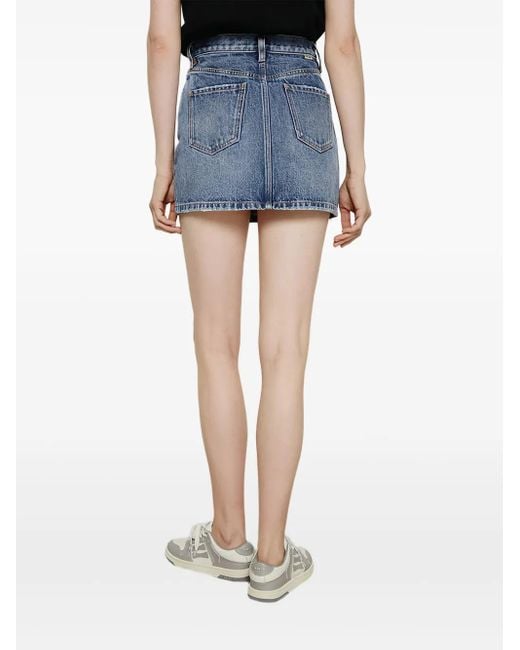 Hey Joanie Blue 80's Mini Skirt