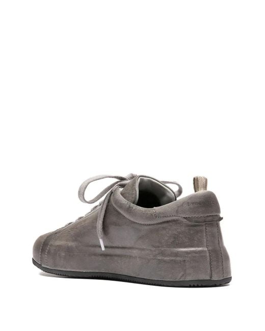 Officine Creative Brown Easy Dd 001 Ignis Suede Sneakers for men