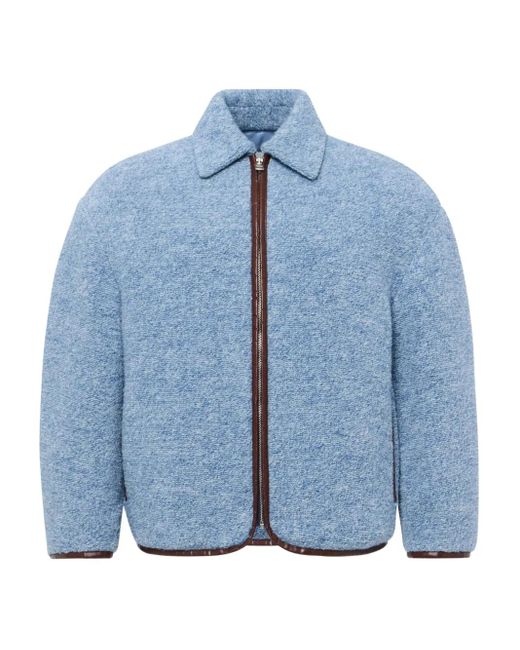 Veste Bomber À Fermeture Zippée J.W. Anderson en coloris Blue