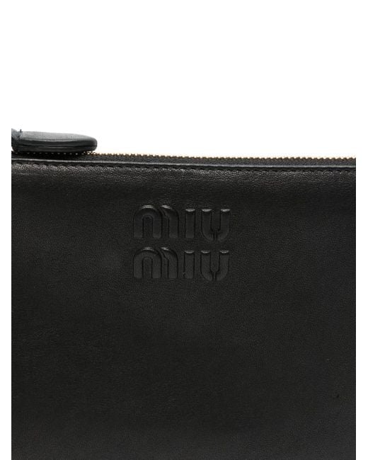 Miu Miu Black Leather Mini Bag