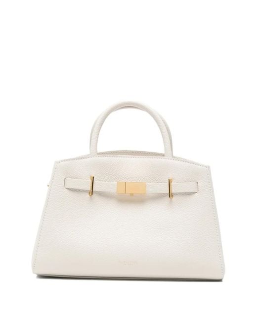 DeMellier London White Small Hudson Tote Bag