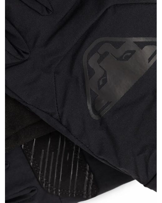 Dynafit Black Logo-Print Panelled Gloves
