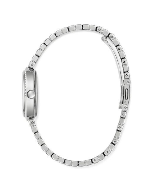 Guess White Crystal Bezel 28Mm Watch