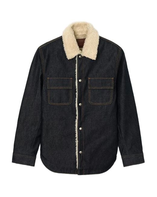 Chaqueta con bolsillo en el pecho Sandro de hombre de color Black
