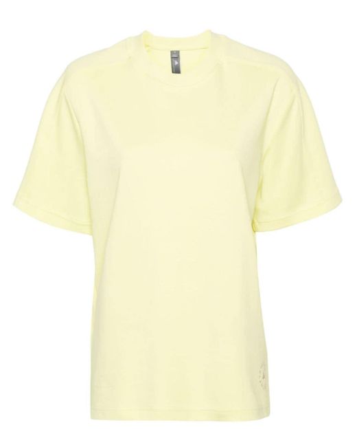 Adidas By Stella McCartney Yellow T-Shirt mit Logo-Print