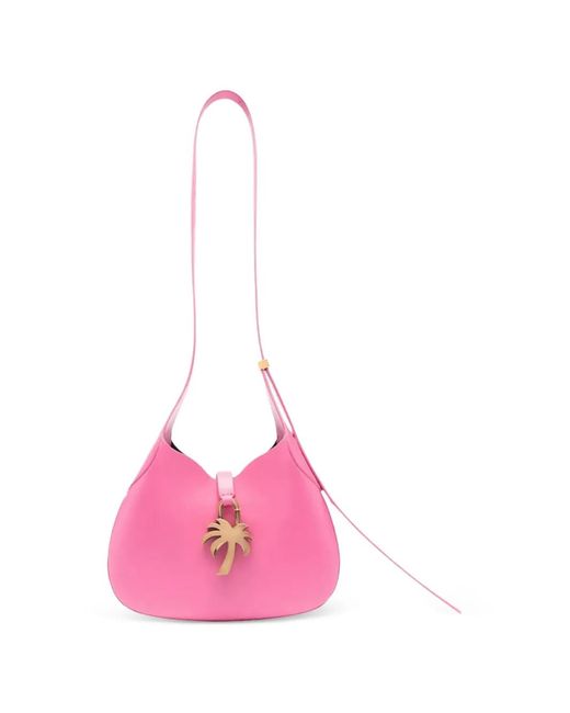 Palm Angels Pink Palm Tree Shoulder Bag