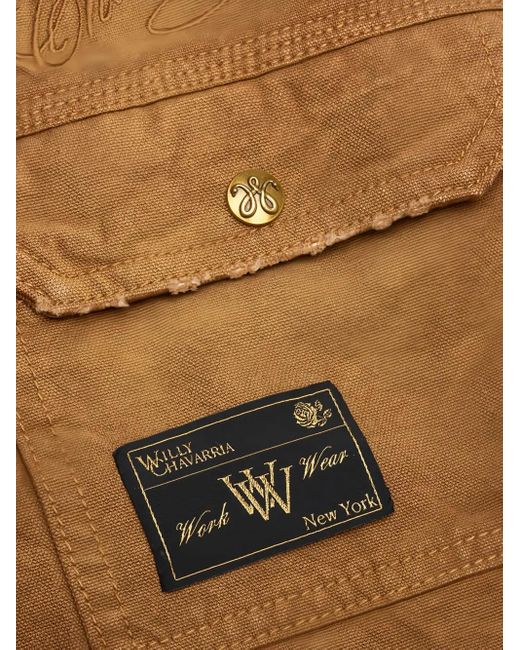 Willy Chavarria Brown Stockton Jacket for men