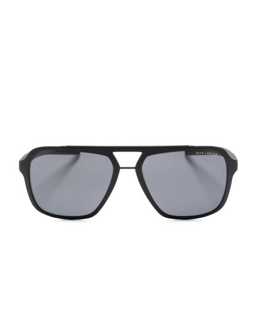 Dita Eyewear Gray Dls-415 Navigator-frame Sunglasses