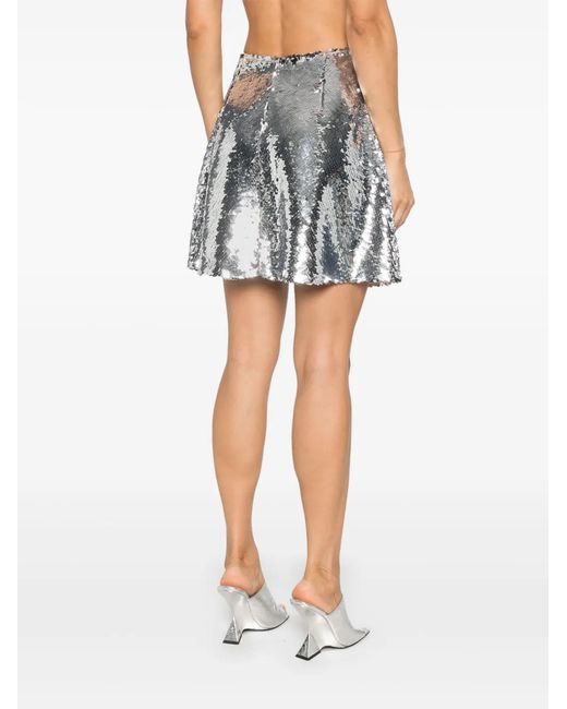 Genny Black Sequinned Mini Skirt