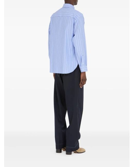 Maison Margiela Blue Casual Shirts for men