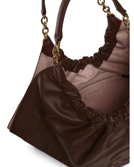 Coccinelle Brown Medium Smash Tote Bag