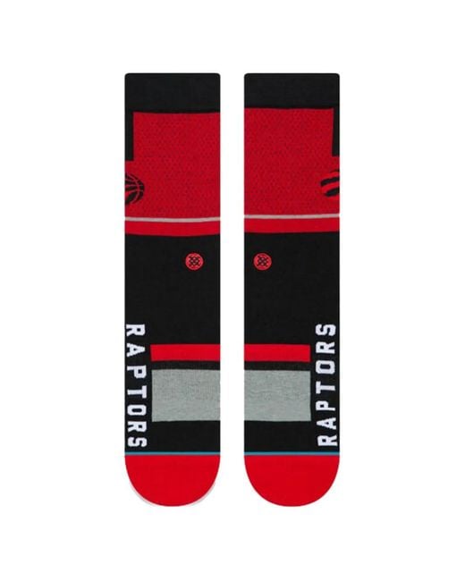 Stance Red Nba Raptors Crew Socks for men