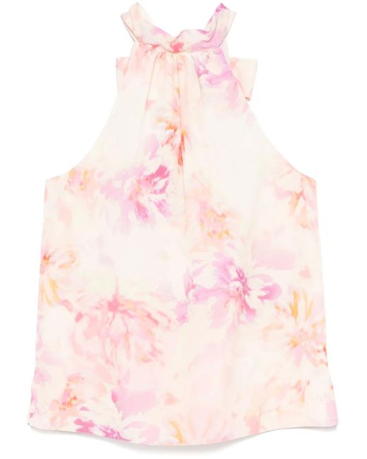 Patrizia Pepe ジョーゼット トップ Pink