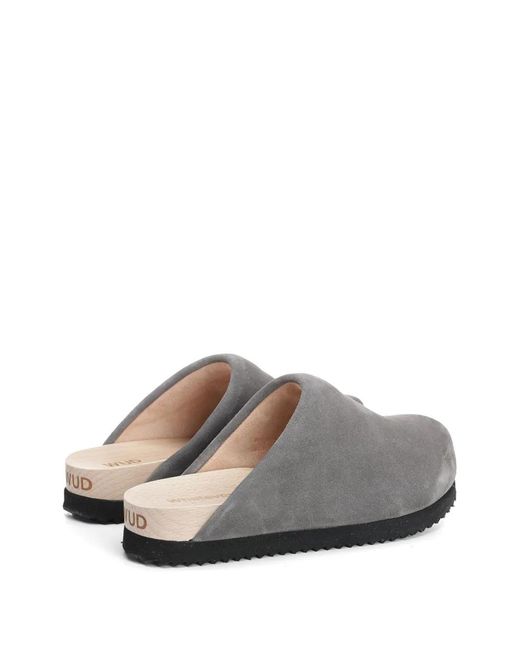 WUD Gray Stem Clogs