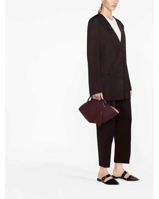 Jil Sander Black V-Neck Single-Breasted Jacket