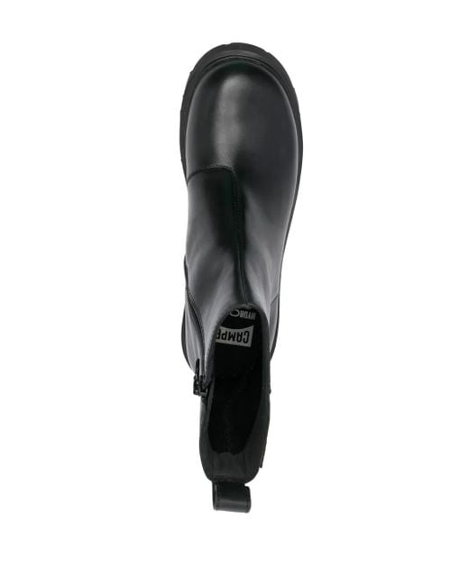 Camper Black Milah 75Mm Leather Ankle-Boots