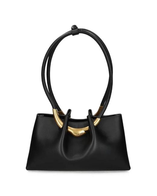 Cult Gaia Black Asa Shoulder Bag