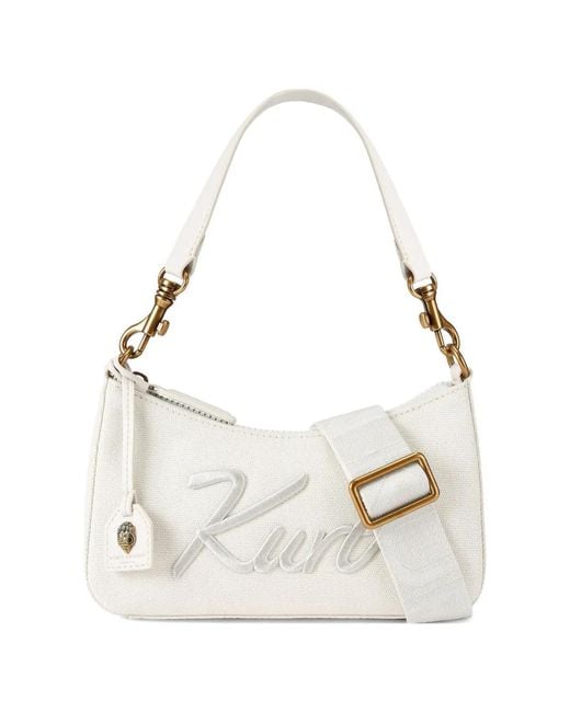 Kurt Geiger Natural Small Kurt Hobo Tote Bag