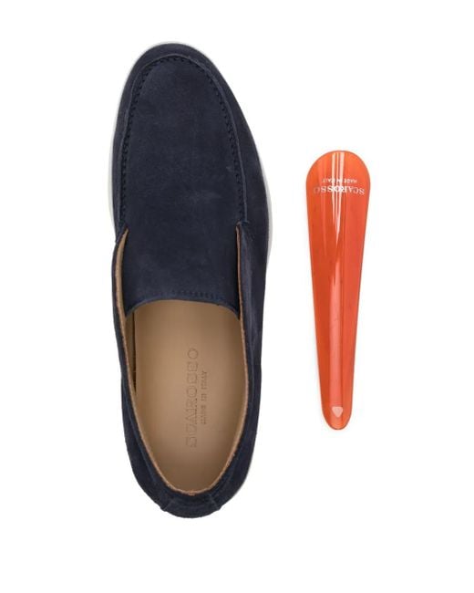 Scarosso Blue Leonardo Suede Ankle Boots for men