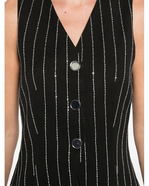 Chaleco A Rayas Sandro de color Black