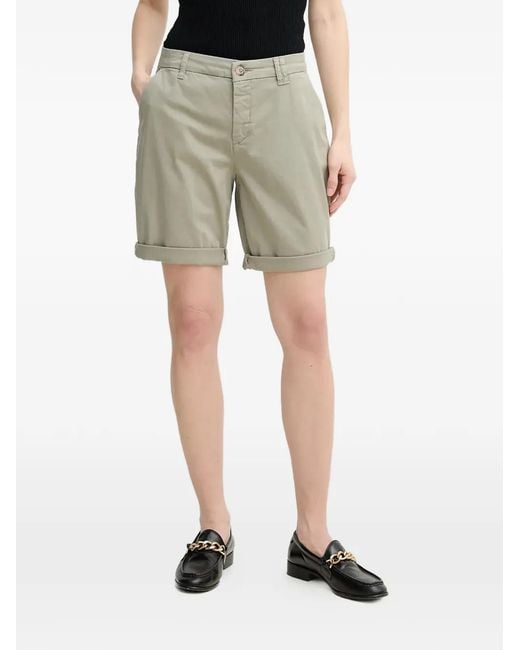 Mos Mosh Natural Turn-Up Shorts