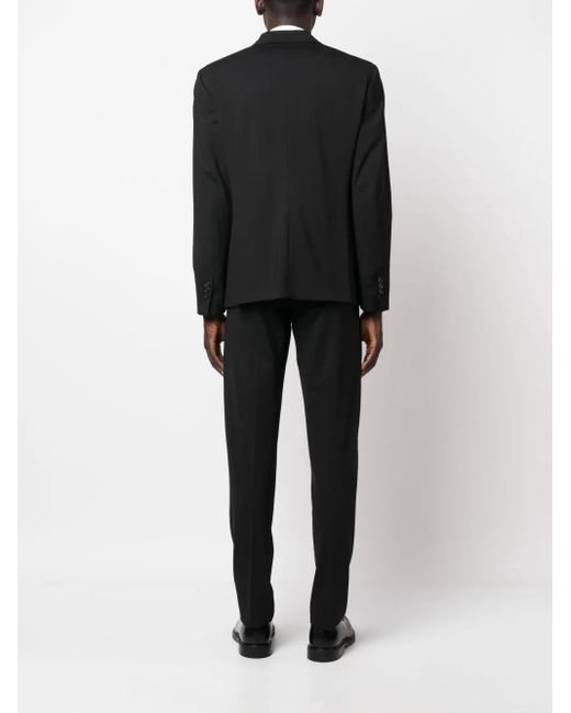 DSquared² Black Single-Breasted Two-Piece Suit for men