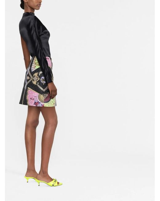 Versace Multicolor Skirts Red