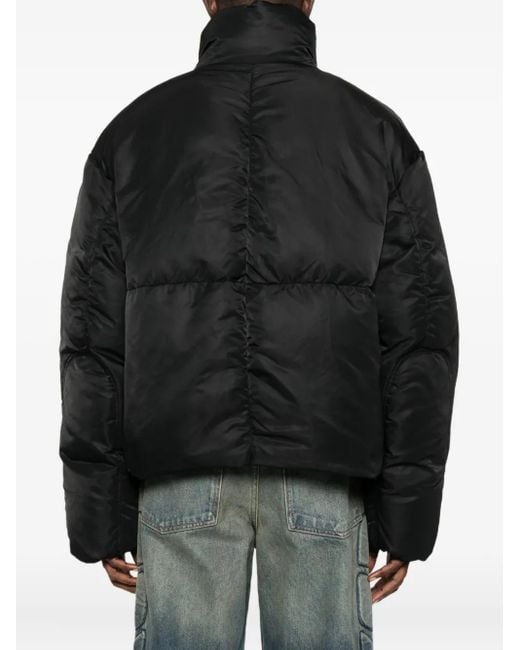 Zip-front flap-pocket jacket Purple Brand de hombre de color Black
