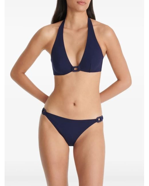 Eres Blue Navire Bikini Top