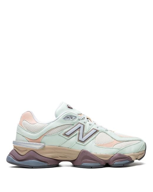 New Balance White 9060 Panelled Sneakers