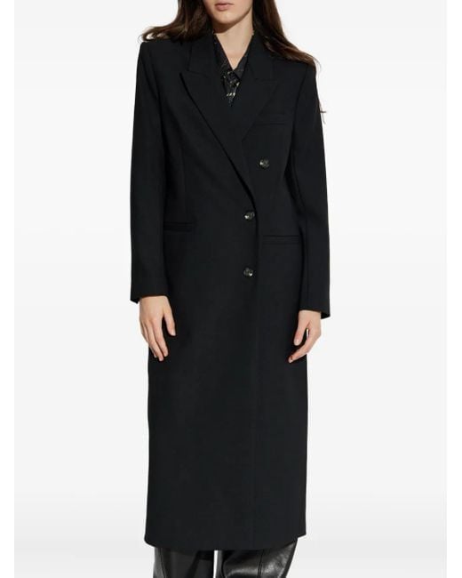 Rag & Bone Black Double-Breasted Coat