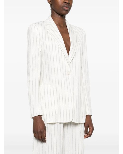 Max Mara White Jadi Blazer