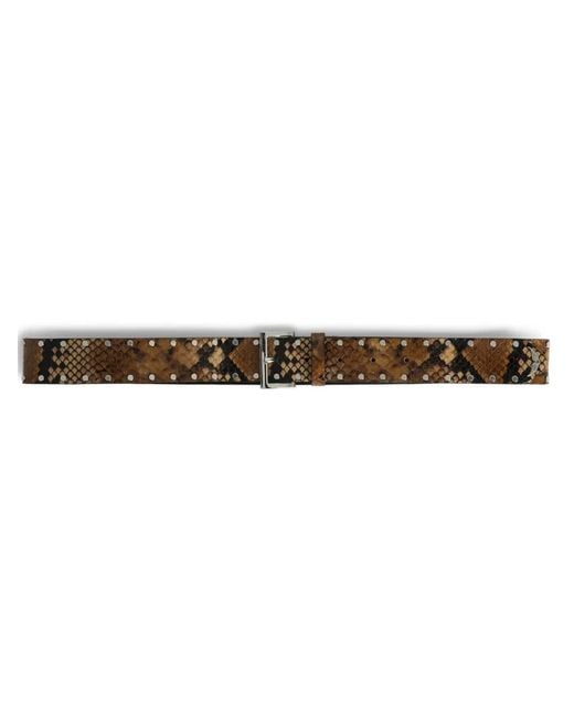 Zadig & Voltaire Brown Starlight Belt