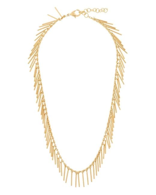 Jil Sander Metallic Fringed Necklace