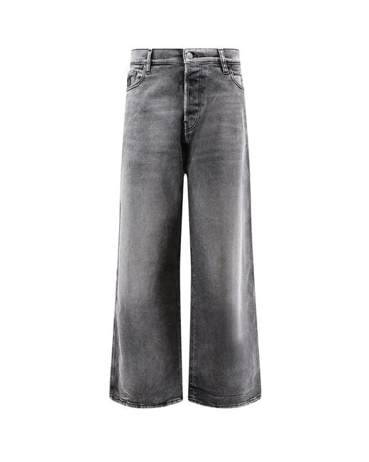 NUMERIS Gray Wide-Leg Jeans for men